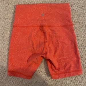 Lululemon biker shorts size 4